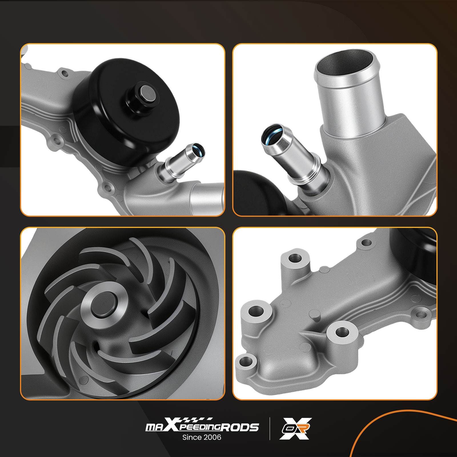 Water Pump For Jeep Wrangler 2012-2018 Jeep Wrangler JK 2018 3.6L V6 RL079412AB