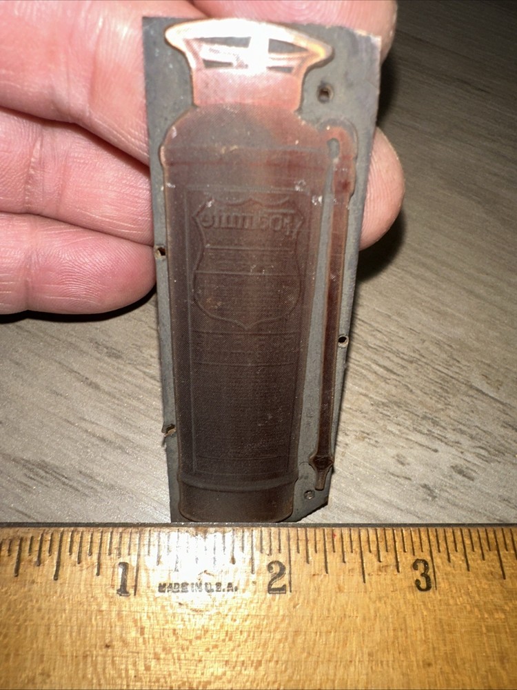 Printing Block “ Old Copper Fire Extinguisher “