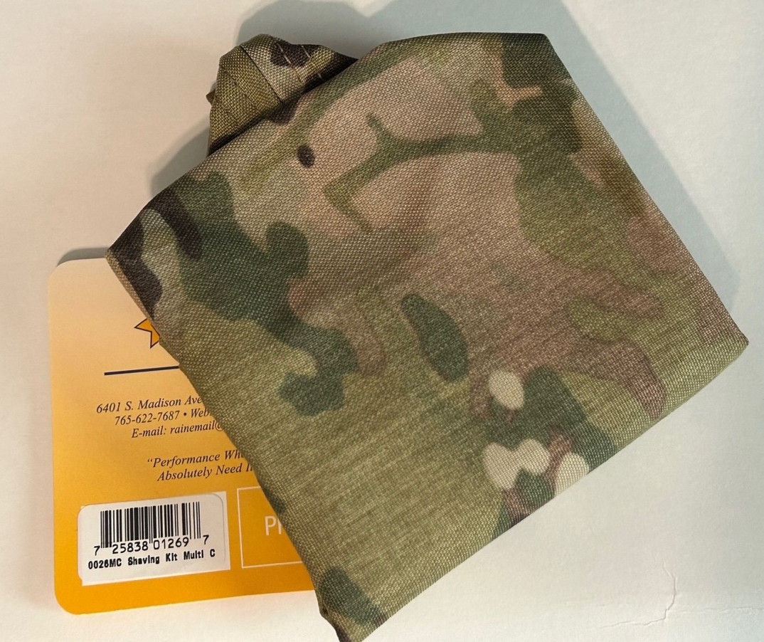 Raine Inc US Military Coyote Brown Ditty Shaving Bag Model# 0026CY NWT