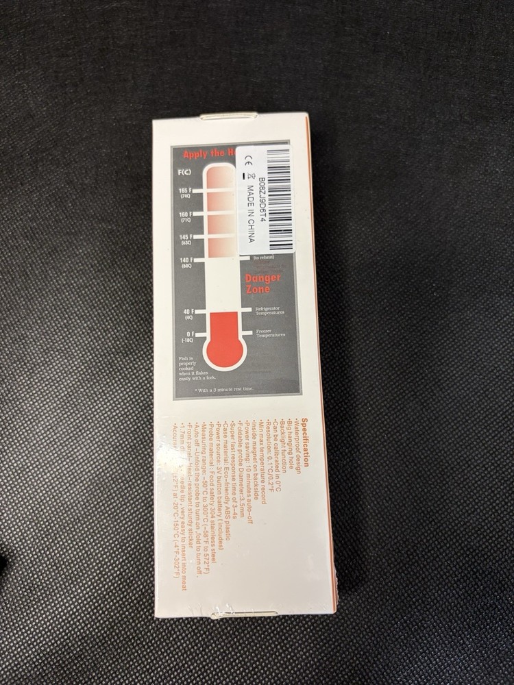 Comluck Waterproof Digital Meat Thermometer Instant Read Backlight Probe