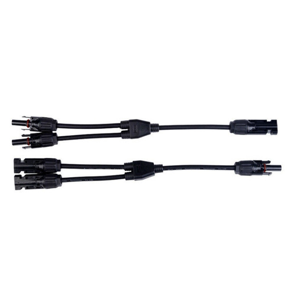 US 2-4 Pcs Solar Connectors Y Branch Parallel Adapter Cable Wire Waterproof Tool