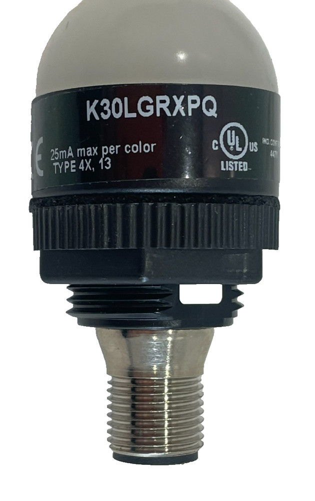 NEW BANNER ENGINEERING K30LGRXPQ INDICATOR LIGHT 78800