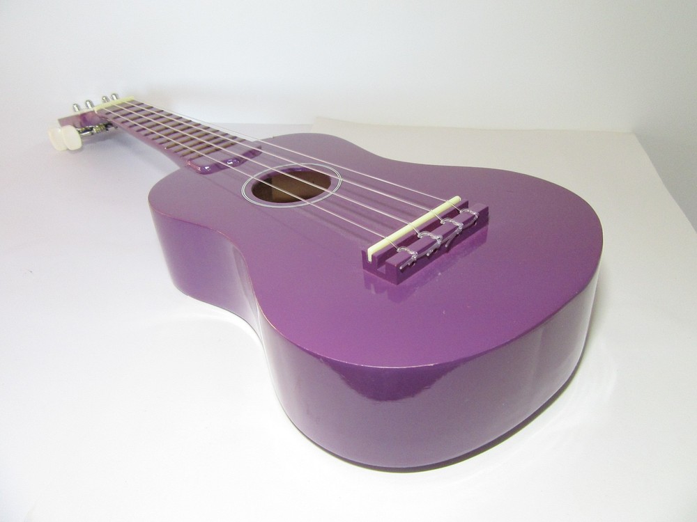 UKULELE TIGER PURPLE MUSICAL INSTRUMENT UKE 7 - PP 4 STRING BEGINNERS