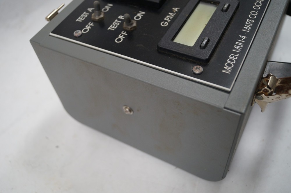 MARS Co Model Mun-4 Flow Meter Digital Missing Lid Untested PoR F132