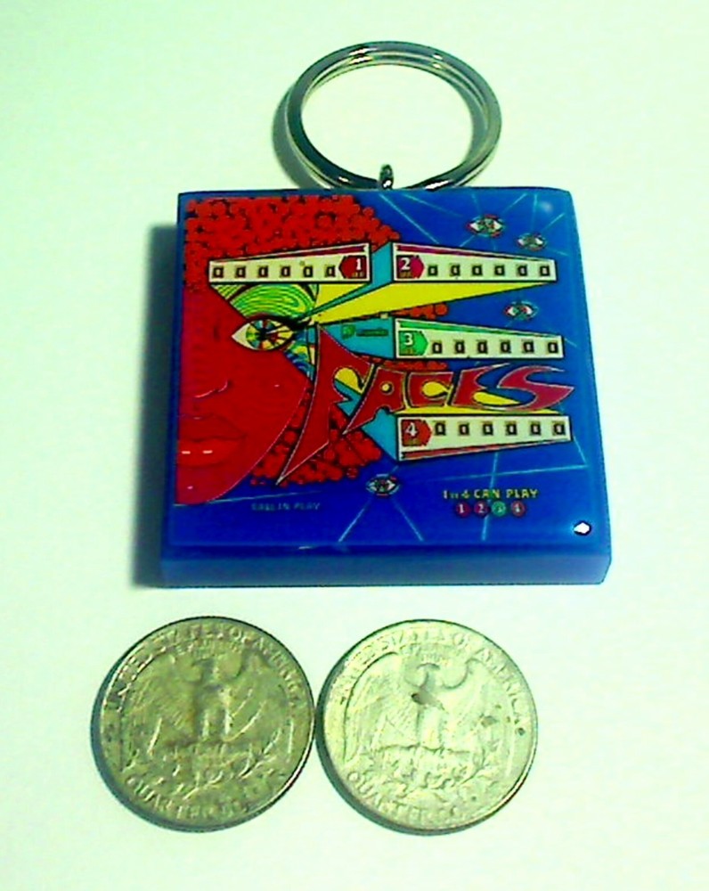 Sonic FACES Pinball Backglass Keychain