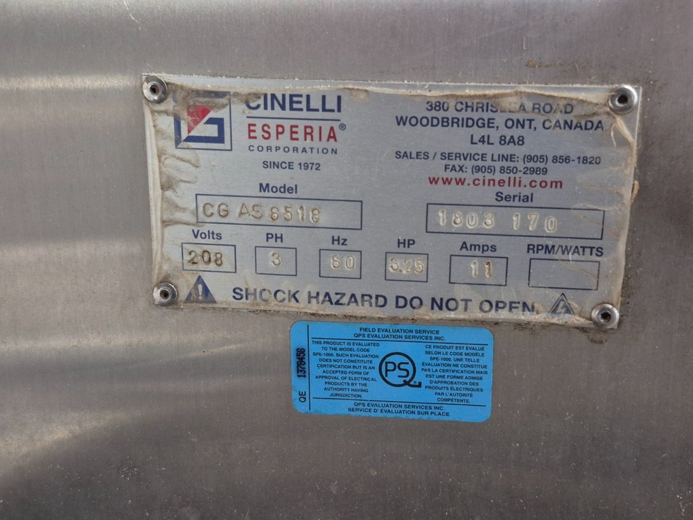 Cinelli Reversible Dough Sheeter