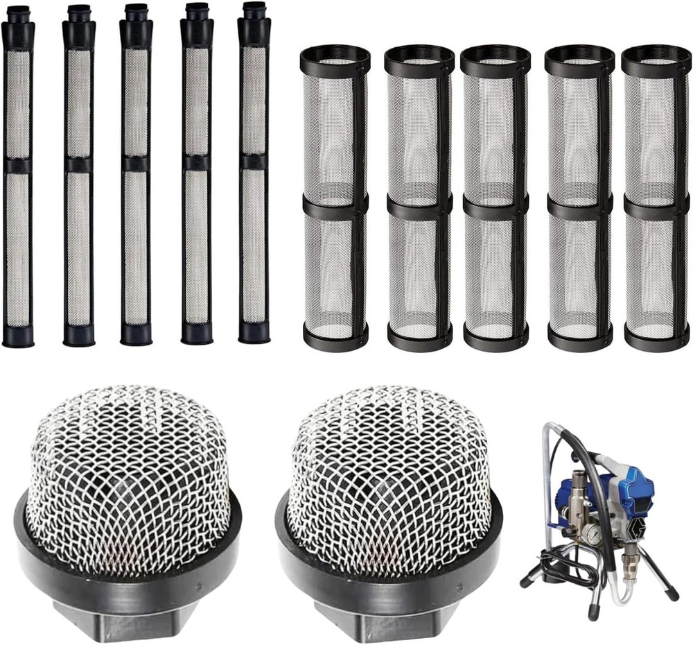246385 246384 287032 Airless Spray Filter Screen Set,Replacement for Black