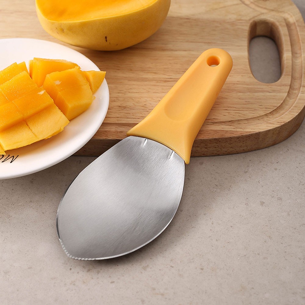 Multi-Purpose Mango Slicer Scooping Spoon, Multifunctional Slicer TL
