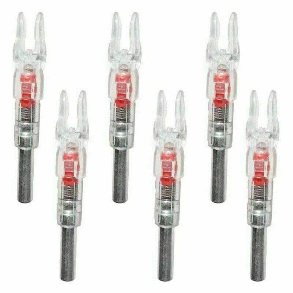 6PCS 244"/6.2mm Inside Diameter Automatically Led Lighted Nocks for Arrows with