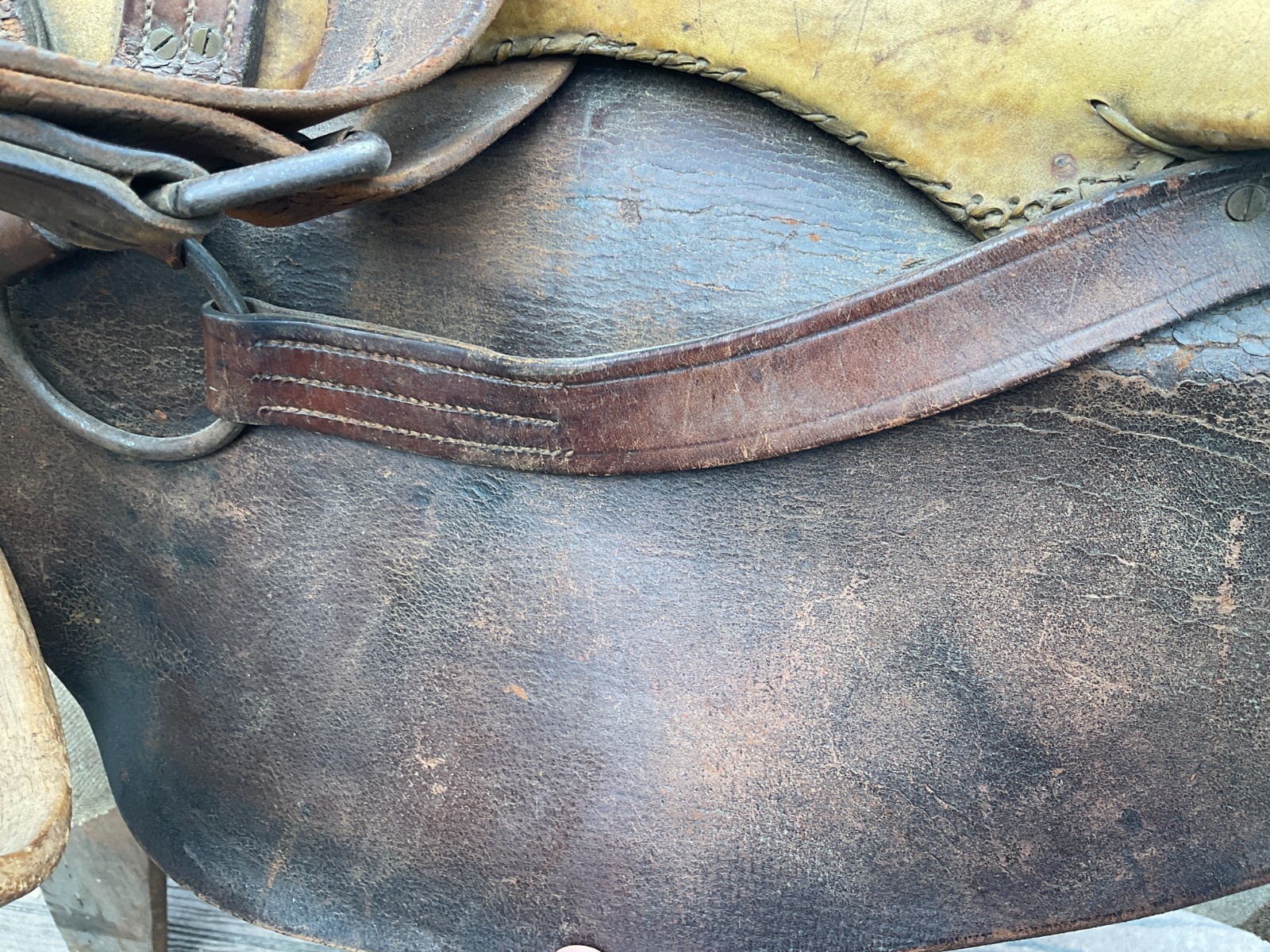 Rare M 1875 Indian Wars Antique 1860s 1870s Wagon Drivers Saddle Civil War