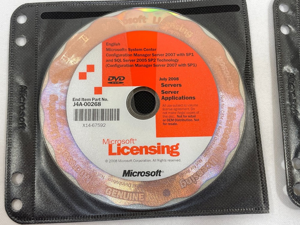 Microsoft System Center Configuration Manager 2007 with SP1 DVD Set Windows PC