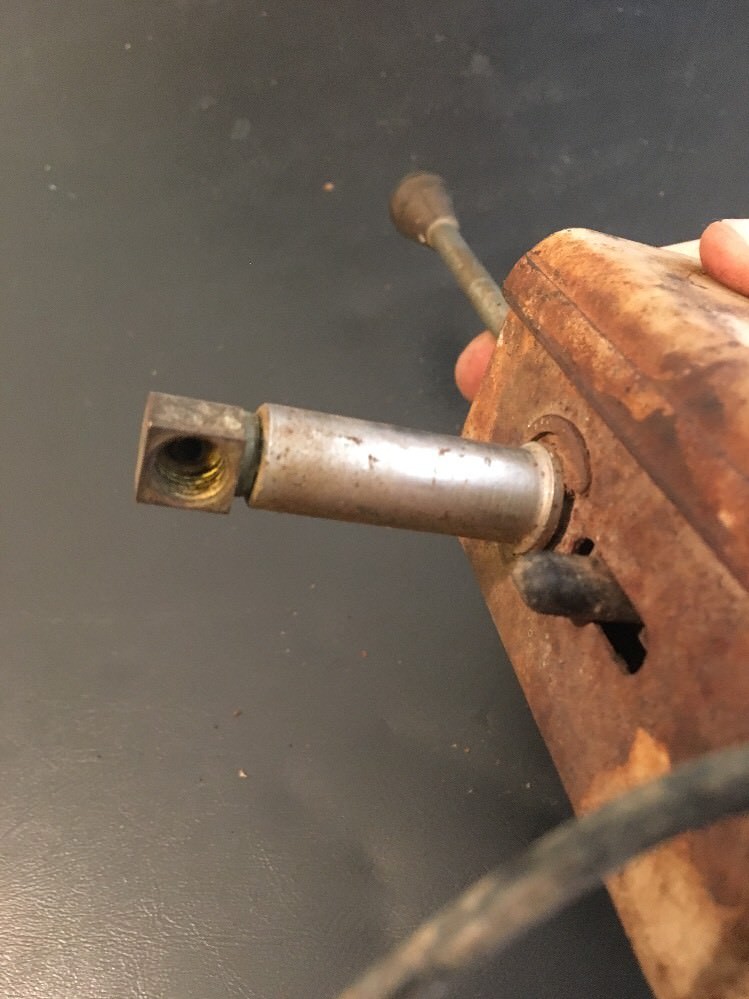 Vintage Level Toggle Knob Industrial Mechanical Spring