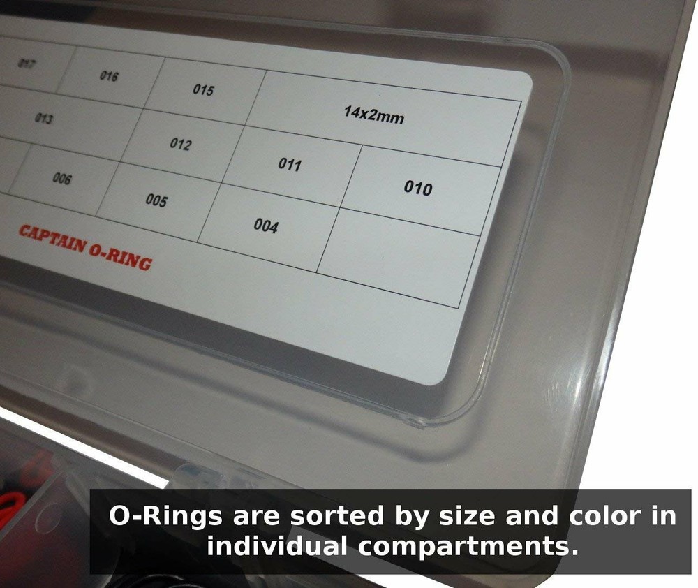 Captain O-Ring LLC Eclipse CS2 - Color Coded 5X Box Oring Rebuild Kit