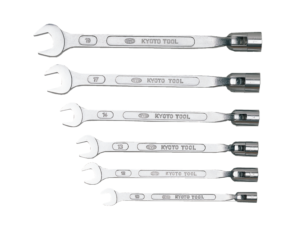 KTC Flex Socket Spanner Set [6 Pieces] FBS6 Japan