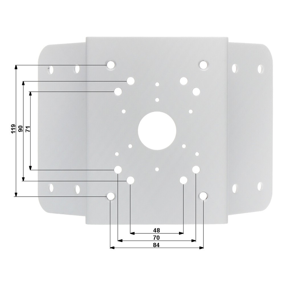 Dahua PFA151 Universal Corner Mounting Bracket Adapter for Most Wall Mounts