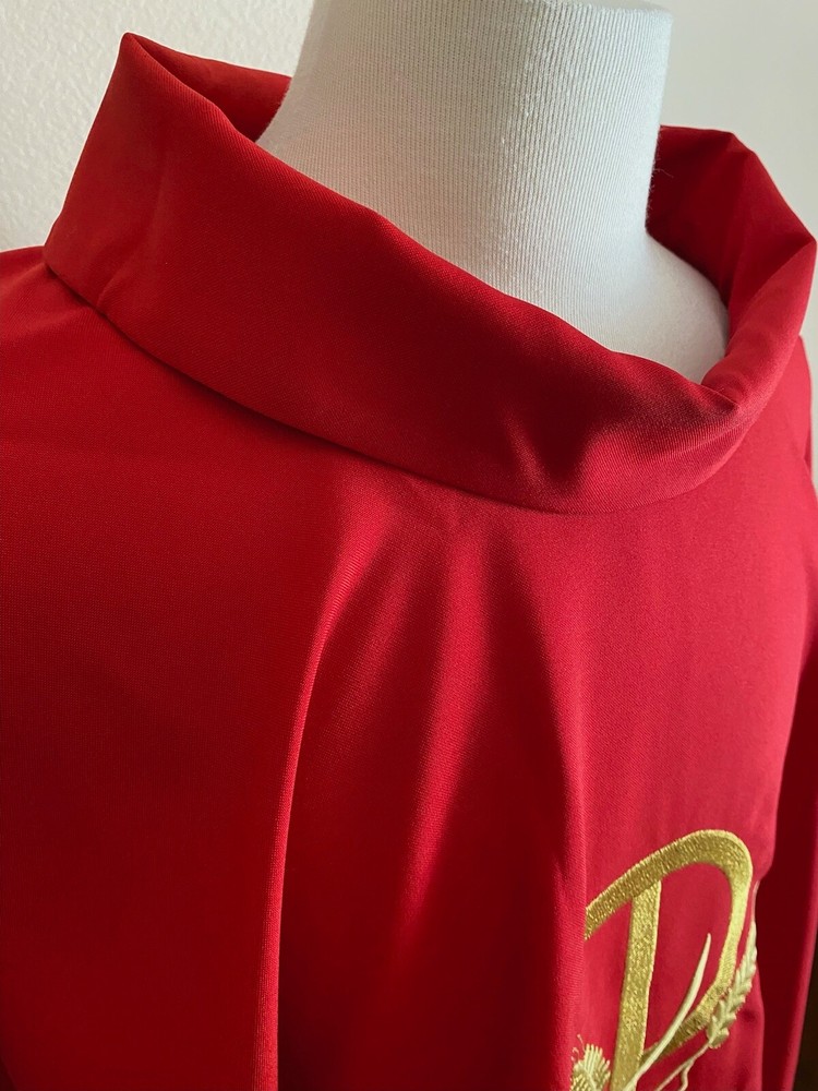 Priest Chasuble, Red Polyester