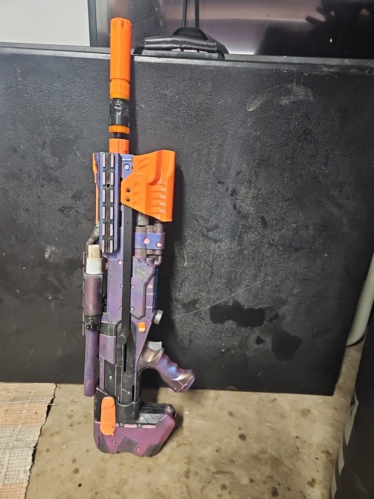 Custom Highly Modded Nerf Longshot. Used. Halflenght Darts