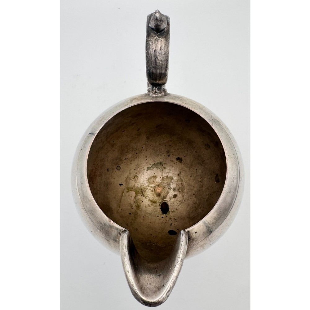 Vintage Birmingham Pitcher Creamer Ornate Silver Plated on Copper Stylized Feet