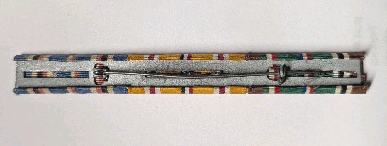 WW2 US Navy / USMC Ribbons - Am Campaign - Pacific Campaign - WW2 Victory - PB X