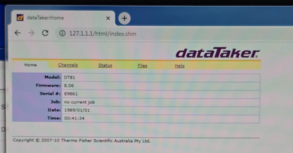 dataTaker DT81 Series 2 Data Logger