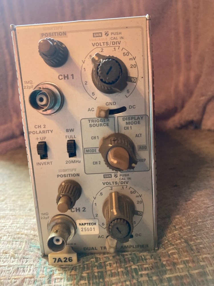 Tektronix 7A26 Dual Trace Amplifier