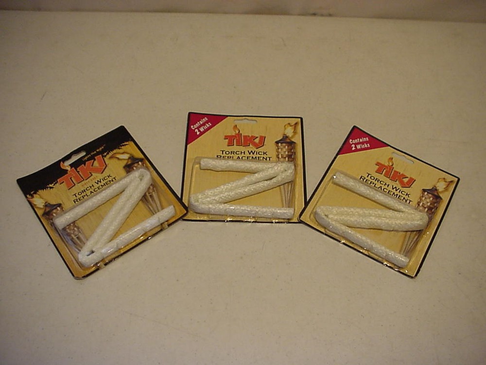 TIKI Torch Wick Replacement 6 pack