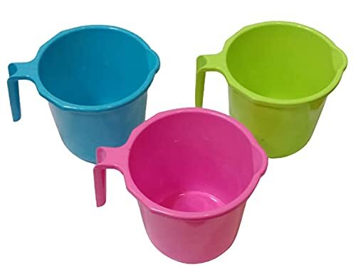 Plastic Mug Bathroom Mug Assorted Unbreakable For Multipurpose Uses