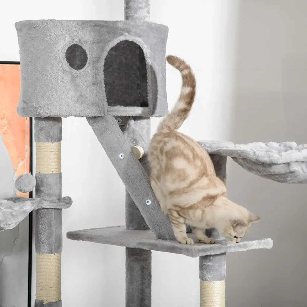 .5-102.5 inch Height Adjustable Cat Tree