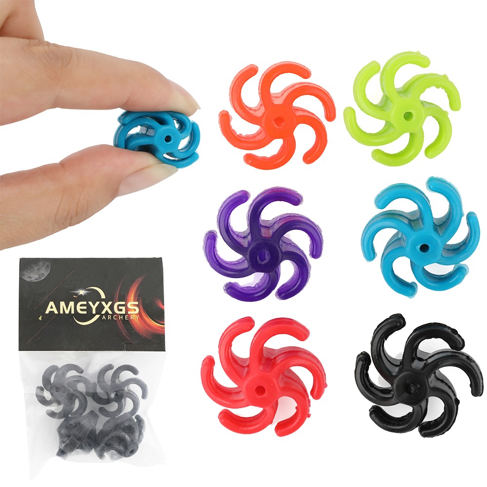 4X Archery Bowstring Stabilizer String Damper Silencer Recurve CompoundBow Shoot