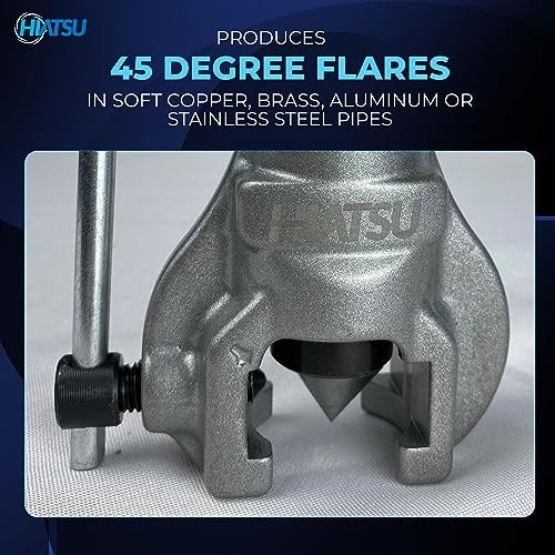 Professional Flaring Tool Kit - Heavy-Duty HVAC Eccentric Flaring Tool Kit
