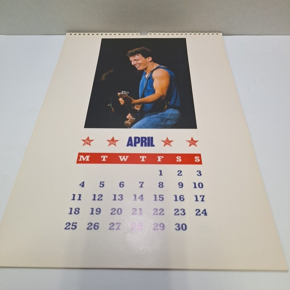 Bruce Springsteen 1988 Calendar