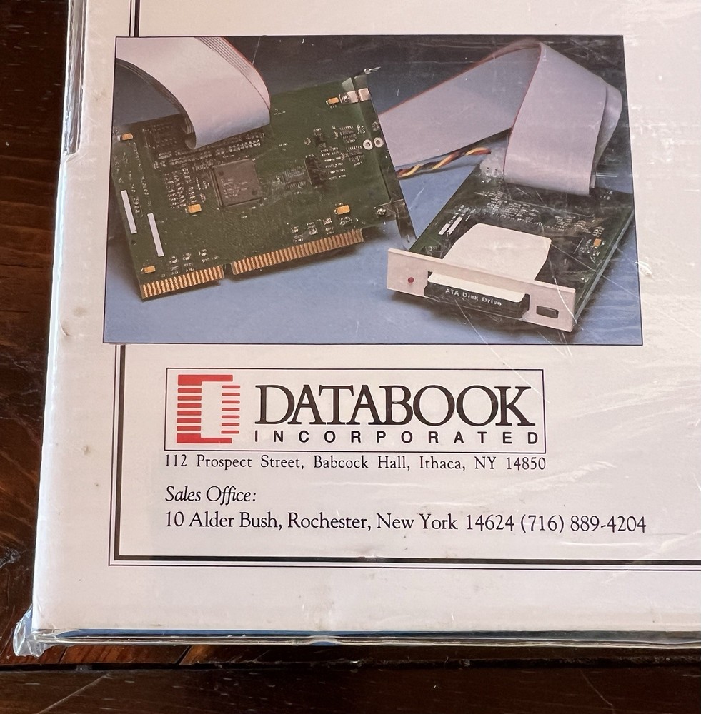 Data Book Internal Thin-card Drive PC Card Read/Writer New Sealed