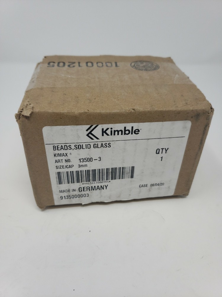 Kimble  13500-3 Beads, Solid Glass