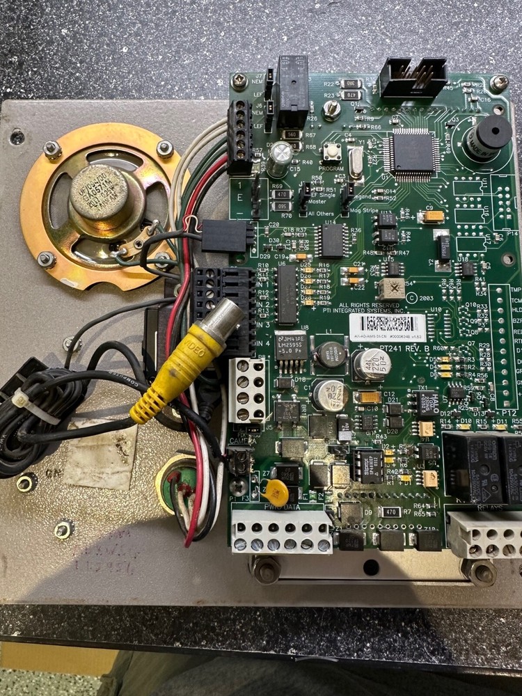 PTI Used Apex Keypad with Card Reader, Pin Hole Camera, Intercom