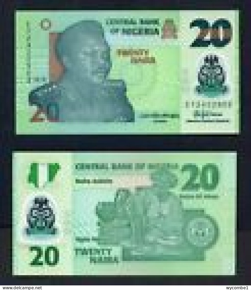 NIGERIA - 2018 20 Naira UNC