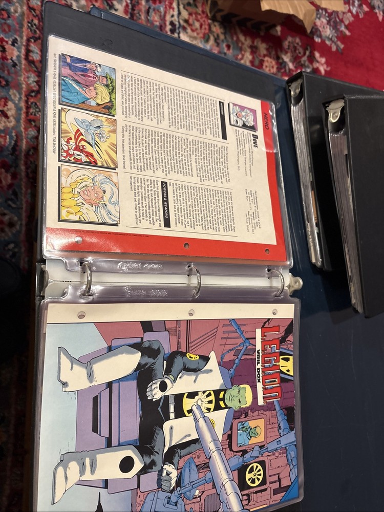 Comic Book Bio Binder