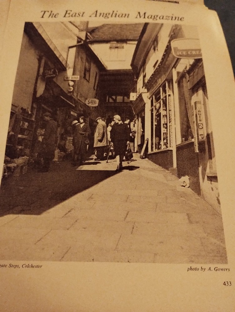 Sk254 Ephemera 1970s Article Sheergate Steps Colchester