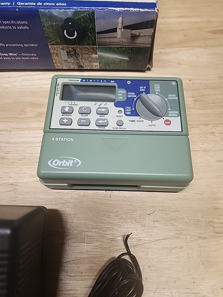 Orbit 57114 Water Master 4 Station Automatic Sprinkler System Timer Model