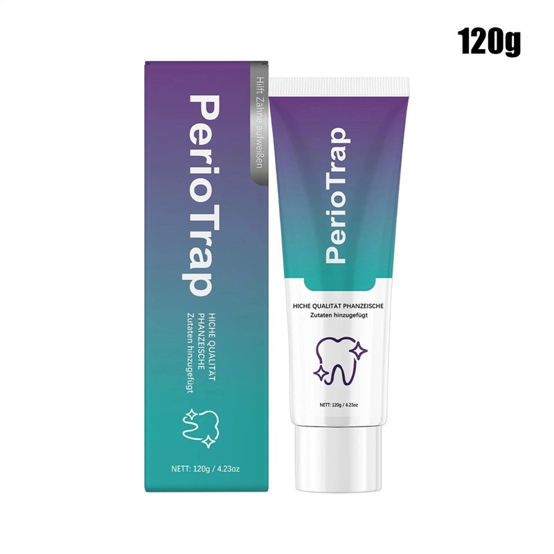 2X PerioTrap Mint Flavor Gum Toothpaste Cleaning Toothpaste Sensitive Teeth 120g