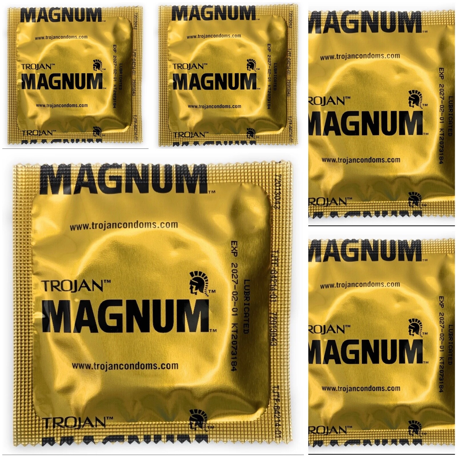 TROJAN MAGNUM GOLD CONDOMS 1000 PACK-BULK, BUY MORE SAVE MORE exp and 2028