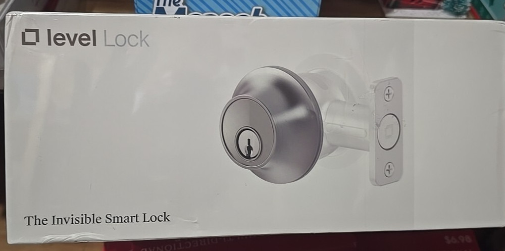 Level Lock Smart Lock, Keyless Entry, Smartphone Access, Bluetooth Enabled,