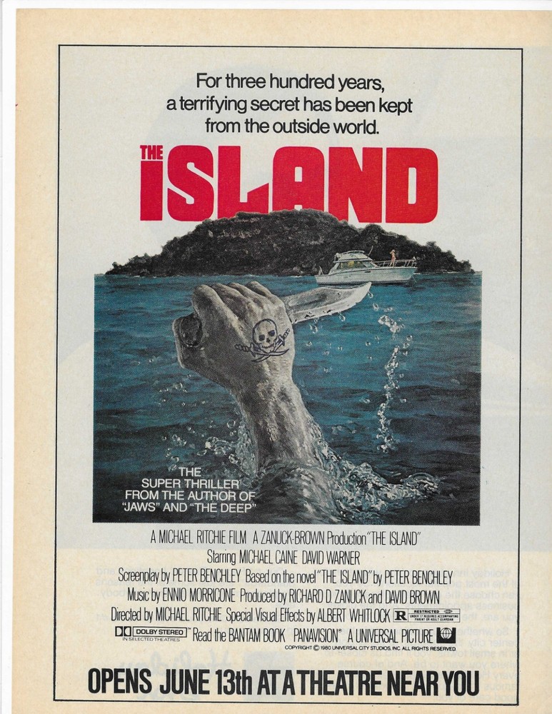 MICHAEL CANE  ISLAND  ORIGINAL PRINT AD