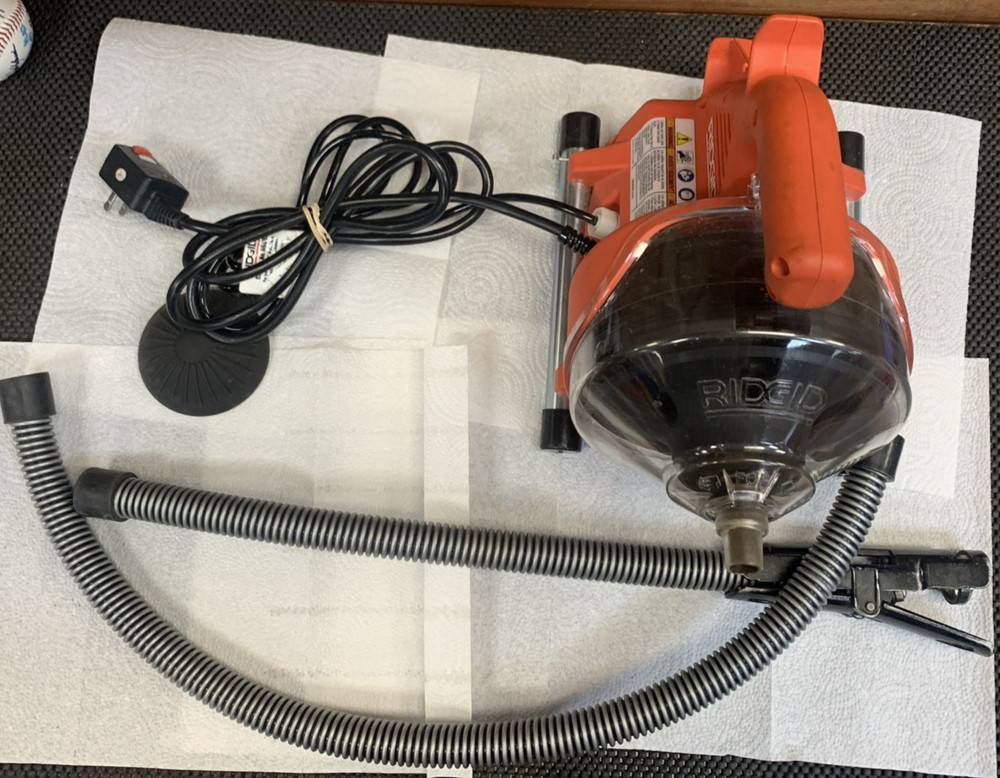 RIDGID PowerClear Drain Cleaning Machine - Red/Black (b1)