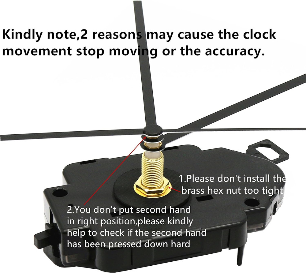 Youngtown 12888 Pendulum Type Movement Step Clock Accessory Quartz DIY Movement