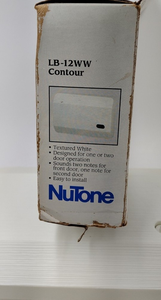 NuTone LB-12 WW Two-Note Door Chime "Contour"