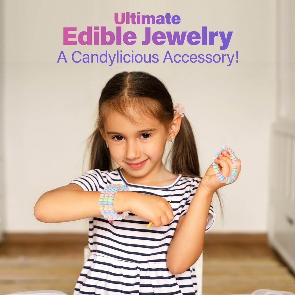 48-Count Bulk Candy Bracelets - Individually Wrapped Novelty Candy ⭐️⭐️⭐️⭐️⭐️