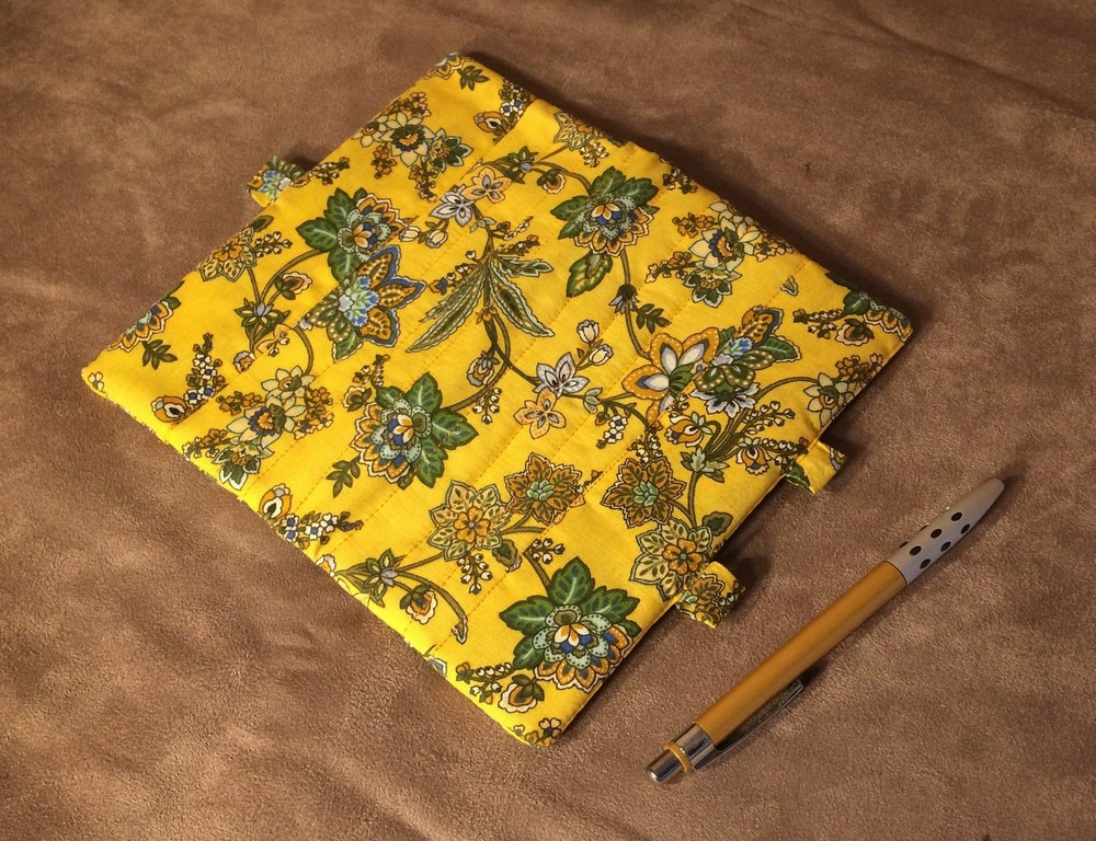 Quilted Fabric Checkbook Covers