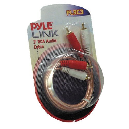 New Pyle PLRC3 3ft Stereo RCA Cable
