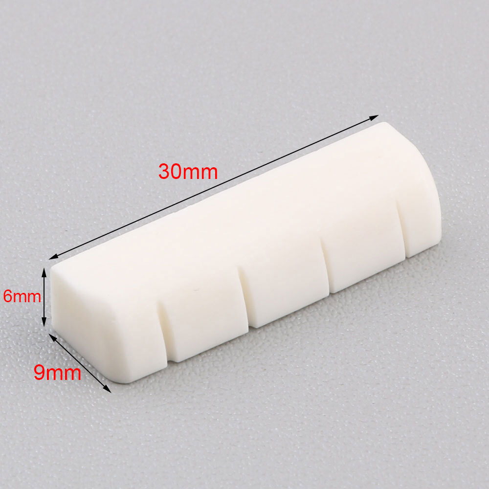 Bone banjo top nut 4 string / 5 string 30mm x6mm x9mm