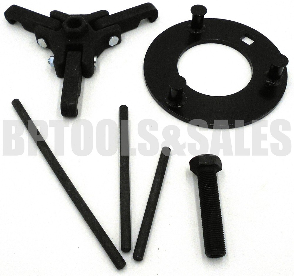 Harmonic Balancer Damper Pulley Puller Removing Repairing Garage Tool Set